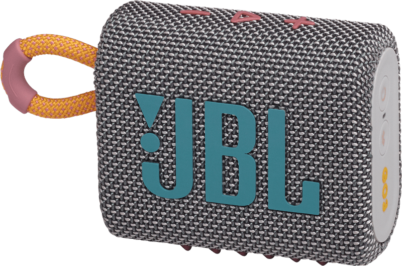 JBL Go 3 Speaker Grey Pink Hero photo