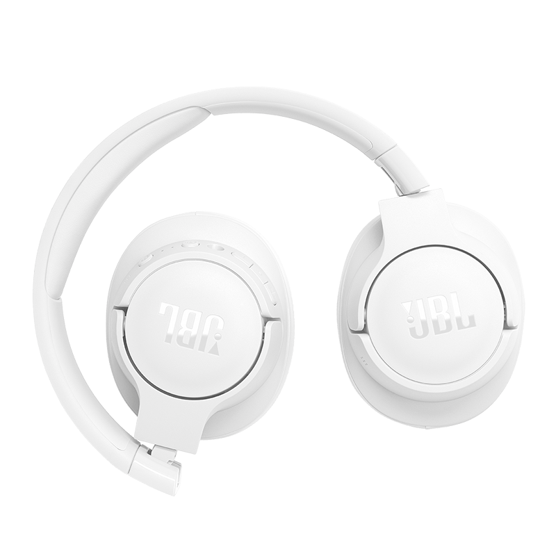 JBL Tune 770NC Headphones White Folded Photo